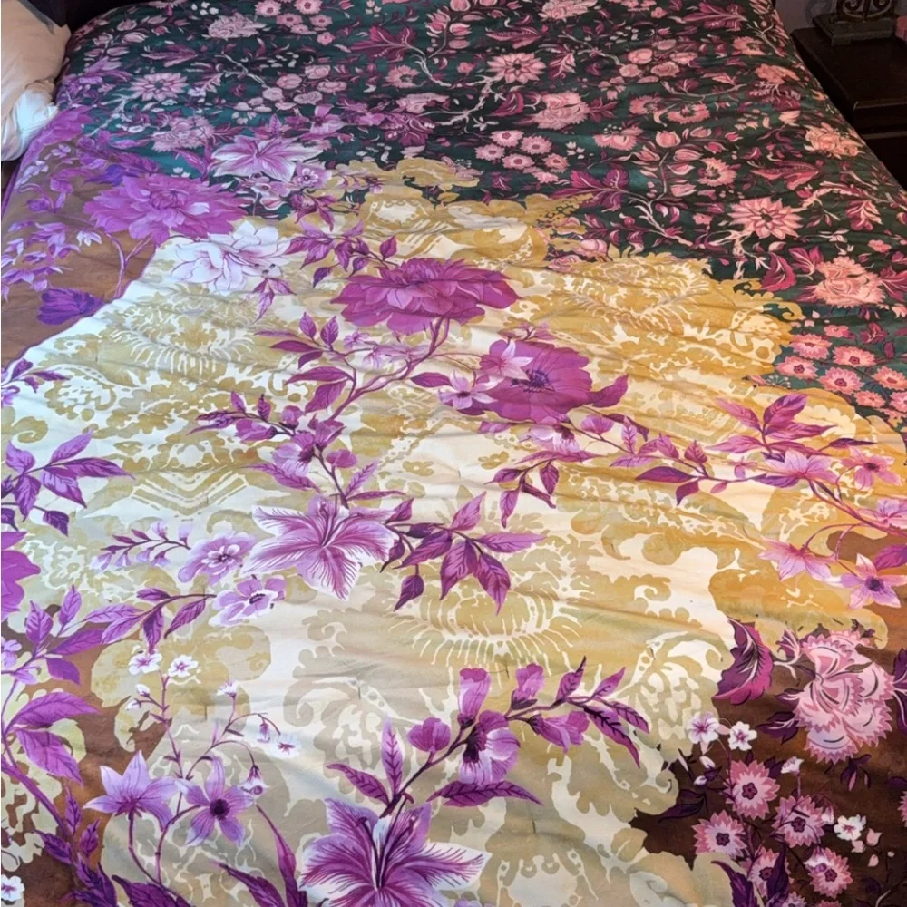 Anthropologie Velvet Orla Quilt - Queen - Picture 6 of 6